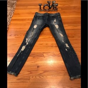 YOUNG MEN’S PACSUN BRAND BLUE JEANS